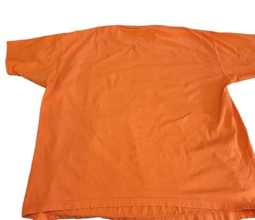 Carhartt Mens Tee Work Shirt 2XL Orange Heavy Cotton Pocket Logo Classic - Thumbnail 2