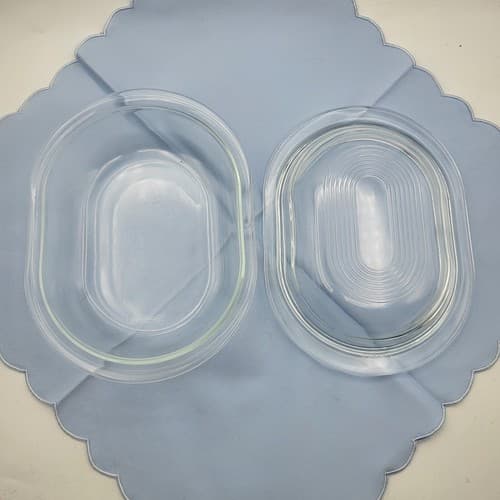 Vintage Pyrex Refrigerator Dish 602-B Oval 602-C Lid & Grab Go 600-C - Thumbnail 5