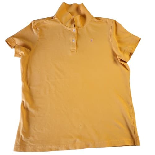 Lilly Pulitzer Womens Shirt Top Polo Orange XL Pima Cotton Spandex Golf Beach - Thumbnail 3