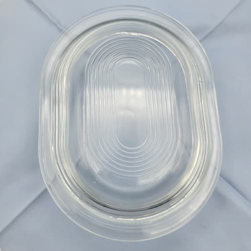 Vintage Pyrex Refrigerator Dish 602-B Oval 602-C Lid & Grab Go 600-C - Thumbnail 3