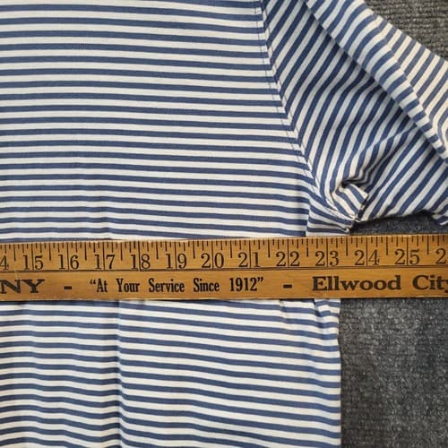 Vineyard Vines Mens Polo Shirt Blue White Stripe XL Pima Cotton Soft Comfortable - Thumbnail 11