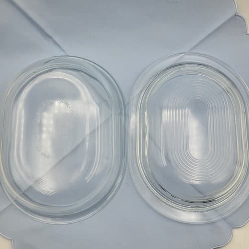 Vintage Pyrex Refrigerator Dish 602-B Oval 602-C Lid & Grab Go 600-C - Thumbnail 7