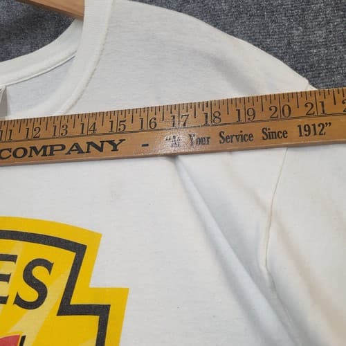 Pittsbugh Steelers Hines Ward 86 Tee Shirt L White Gold Graphics Gilden Cotton - Thumbnail 11
