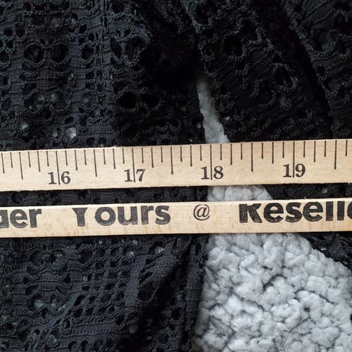 Skinny Dip by Melissa Womens Beach Cover-Up Hoodie Black XS Poly Blend Pockets - Thumbnail 8