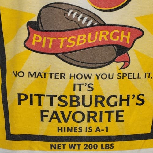 Pittsbugh Steelers Hines Ward 86 Tee Shirt L White Gold Graphics Gilden Cotton - Thumbnail 5