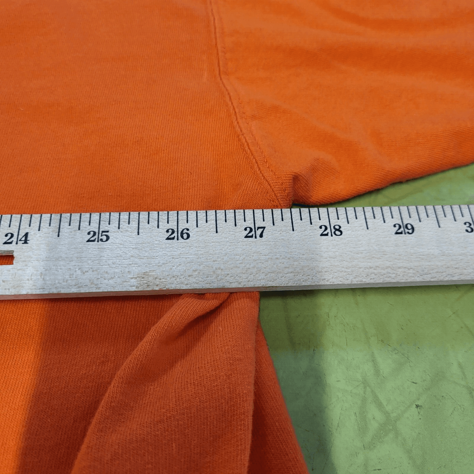 Carhartt Mens Tee Work Shirt 2XL Orange Heavy Cotton Pocket Logo Classic - Thumbnail 6