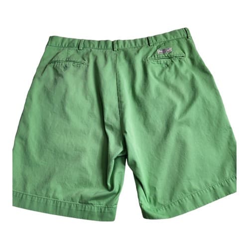 POLO Ralph Lauren Mens Shorts Lime Green 40 Cotton Classic Chino Flat Front - Thumbnail 2