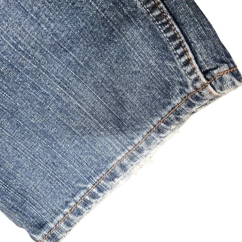 Levi's Mens 514 Jeans 34x34 Blue Medium Wash Slim Fit Straight Leg Washed Out - Thumbnail 5