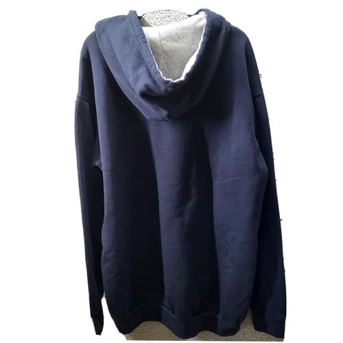 Penn State Nittany Lions Adult Hooded Sweatshirt L Blue White Cotton Blend Logo - Thumbnail 2
