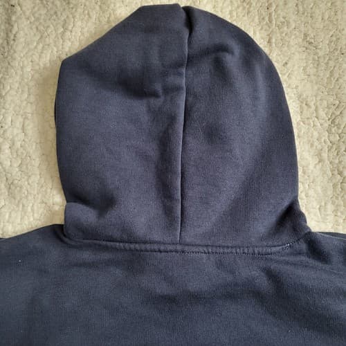 Penn State Nittany Lions Adult Hooded Sweatshirt L Blue White Cotton Blend Logo - Thumbnail 6