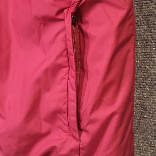 North Face Boys Reversible Vest Dark Red Navy XL 18/20 Nylon Fleece 3 Pockets - Thumbnail 7