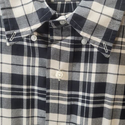 Ralph Lauren Mens Shirt Black White Check XXL Cotton Classic Black Little Pony - Thumbnail 6