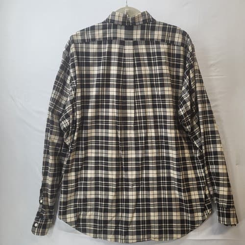 Ralph Lauren Mens Shirt Black White Check XXL Cotton Classic Black Little Pony - Thumbnail 5