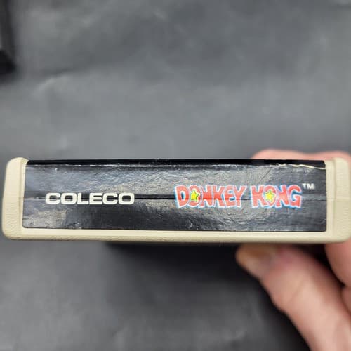 Vintage Atari Lot of 2 Donkey Long & Space Invaders Cartridges Untested AS-IS - Thumbnail 2