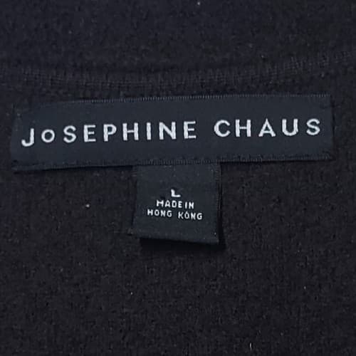Josephine Chaus Womens Jacket Black L Wool Swing Relaxed Fit Carcoat Hong Kong - Thumbnail 5