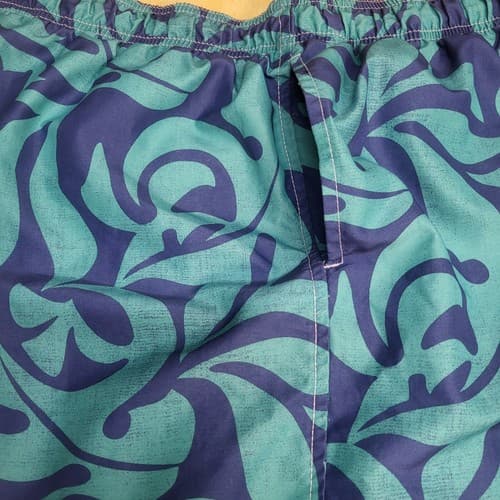 Kohls Mens Swim Shorts Blue XL Teal Pockets Elastic Waist Mesh Brief Boardshorts - Thumbnail 12