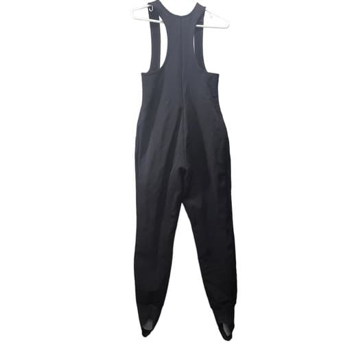 Edelweiss Skiwear Womens One Piece Layer Black 10 Nylon Wool Stirrups Vintage - Thumbnail 2