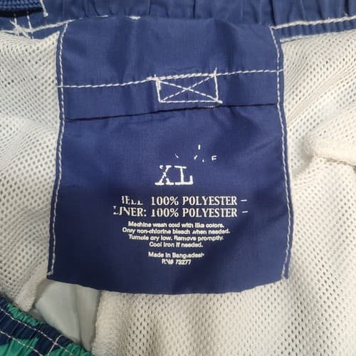 Kohls Mens Swim Shorts Blue XL Teal Pockets Elastic Waist Mesh Brief Boardshorts - Thumbnail 13