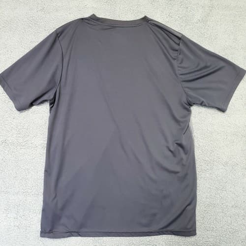 Umbro Mens Shirt Gray L Barcelona Soccer Polyester Spain Football Striped Tee - Thumbnail 5