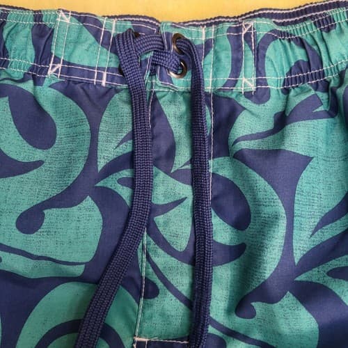 Kohls Mens Swim Shorts Blue XL Teal Pockets Elastic Waist Mesh Brief Boardshorts - Thumbnail 8