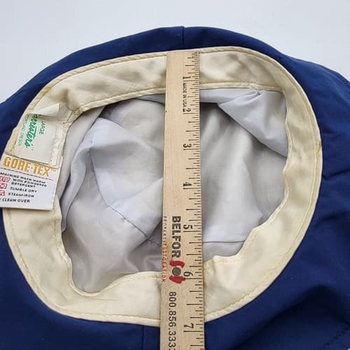 Forresters Hat Mens Bucket Hat Blue L Vintage 90 Lined Golf Fishing Boating USA - Thumbnail 10