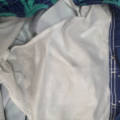 Kohls Mens Swim Shorts Blue XL Teal Pockets Elastic Waist Mesh Brief Boardshorts - Thumbnail 14