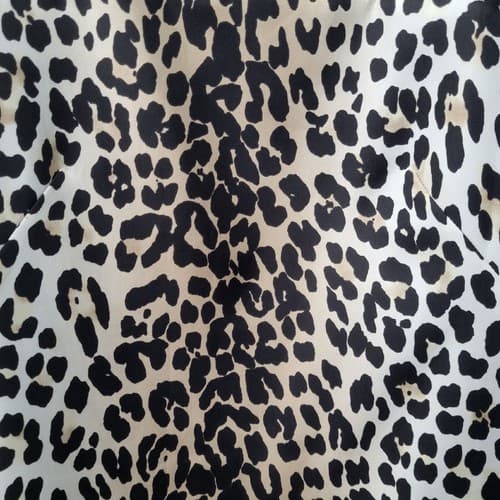 White House Black Market Womens Dress Black Red 2 Rayon Spandex Leopard Print - Thumbnail 5