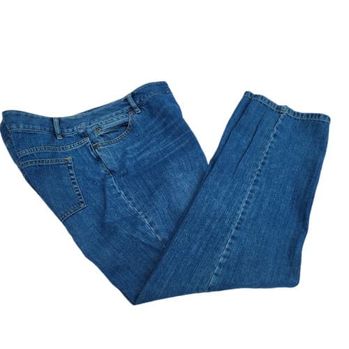 JJill Women Ankle Jeans 10P Classic Fit Cotton Medium Wash Spring - Thumbnail 6
