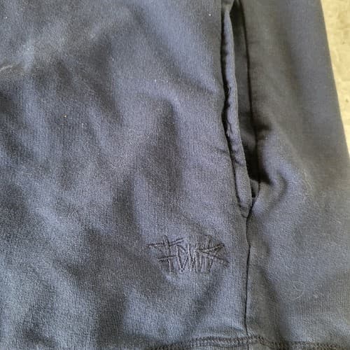 French Connection Mens Sleeveless Hoodie Blue XL Cotton French Terry Zip NEW - Thumbnail 15