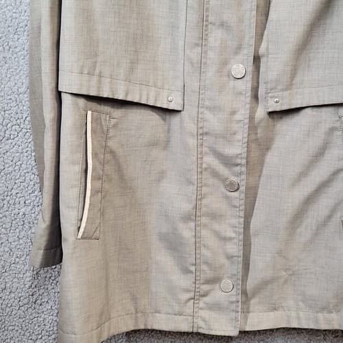 Misty Harbor Signature Womens Raincoat Taupe 10 Spring Lined Carcoat Pockets - Thumbnail 5