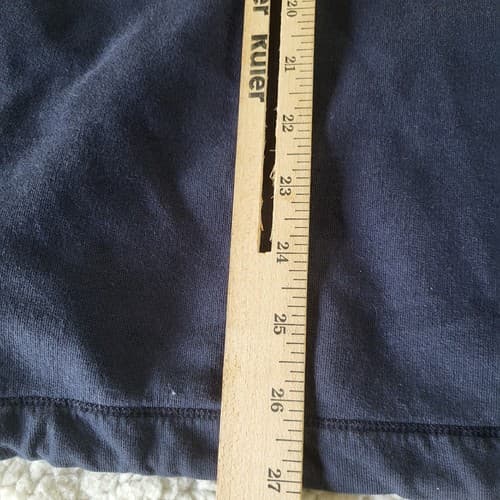French Connection Mens Sleeveless Hoodie Blue XL Cotton French Terry Zip NEW - Thumbnail 17