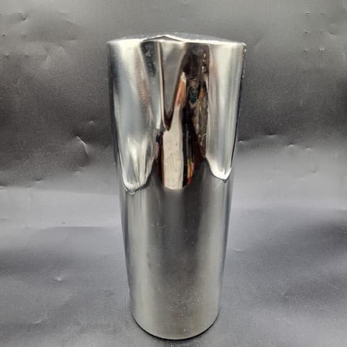 DW Haber Chrome Pitcher MCM Barware Tall Sleek Modern Ice Lip Restaurant Ware - Thumbnail 4