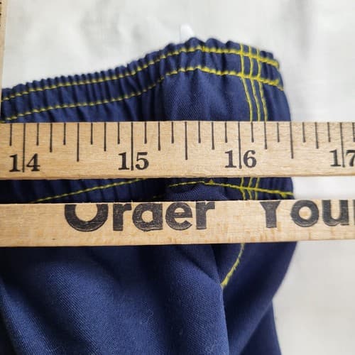Nike Mens Swim Trunks Navy Blue Yellow XL Pockets Elastic Waist Mesh Lining - Thumbnail 9