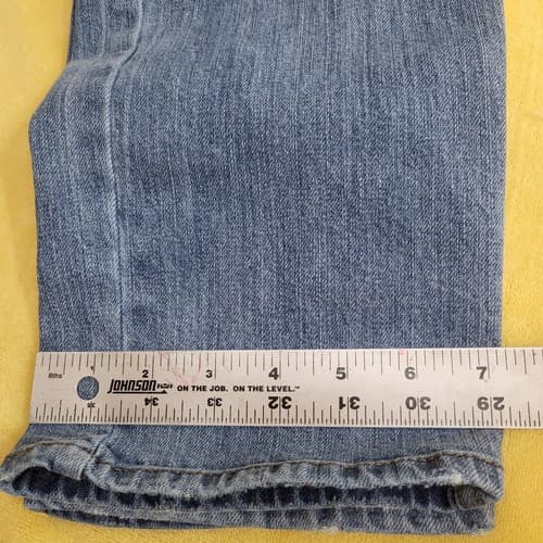 EMPYRE Mens Jeans 32x31 Blue Stone Wash 5-Pocket Skeletor Destroyed Skinny Denim - Thumbnail 10