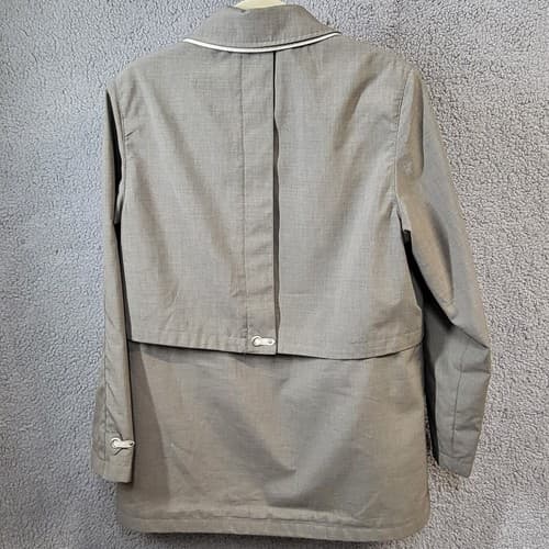 Misty Harbor Signature Womens Raincoat Taupe 10 Spring Lined Carcoat Pockets - Thumbnail 2