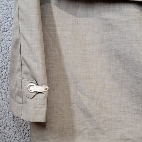 Misty Harbor Signature Womens Raincoat Taupe 10 Spring Lined Carcoat Pockets - Thumbnail 7
