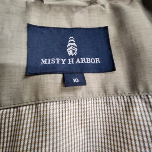 Misty Harbor Signature Womens Raincoat Taupe 10 Spring Lined Carcoat Pockets - Thumbnail 15