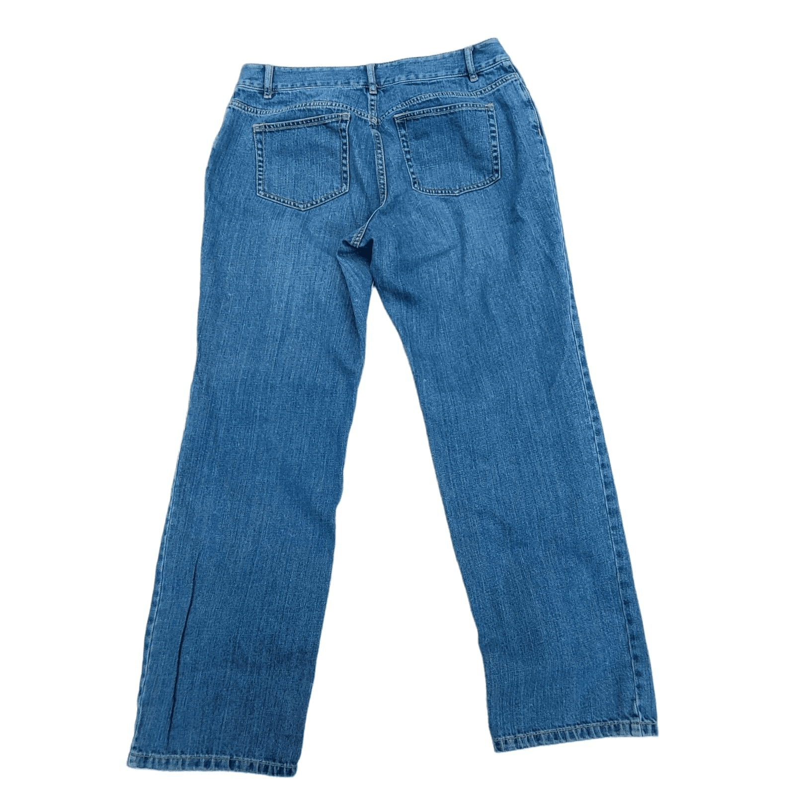 JJill Women Ankle Jeans 10P Classic Fit Cotton Medium Wash Spring - Thumbnail 2