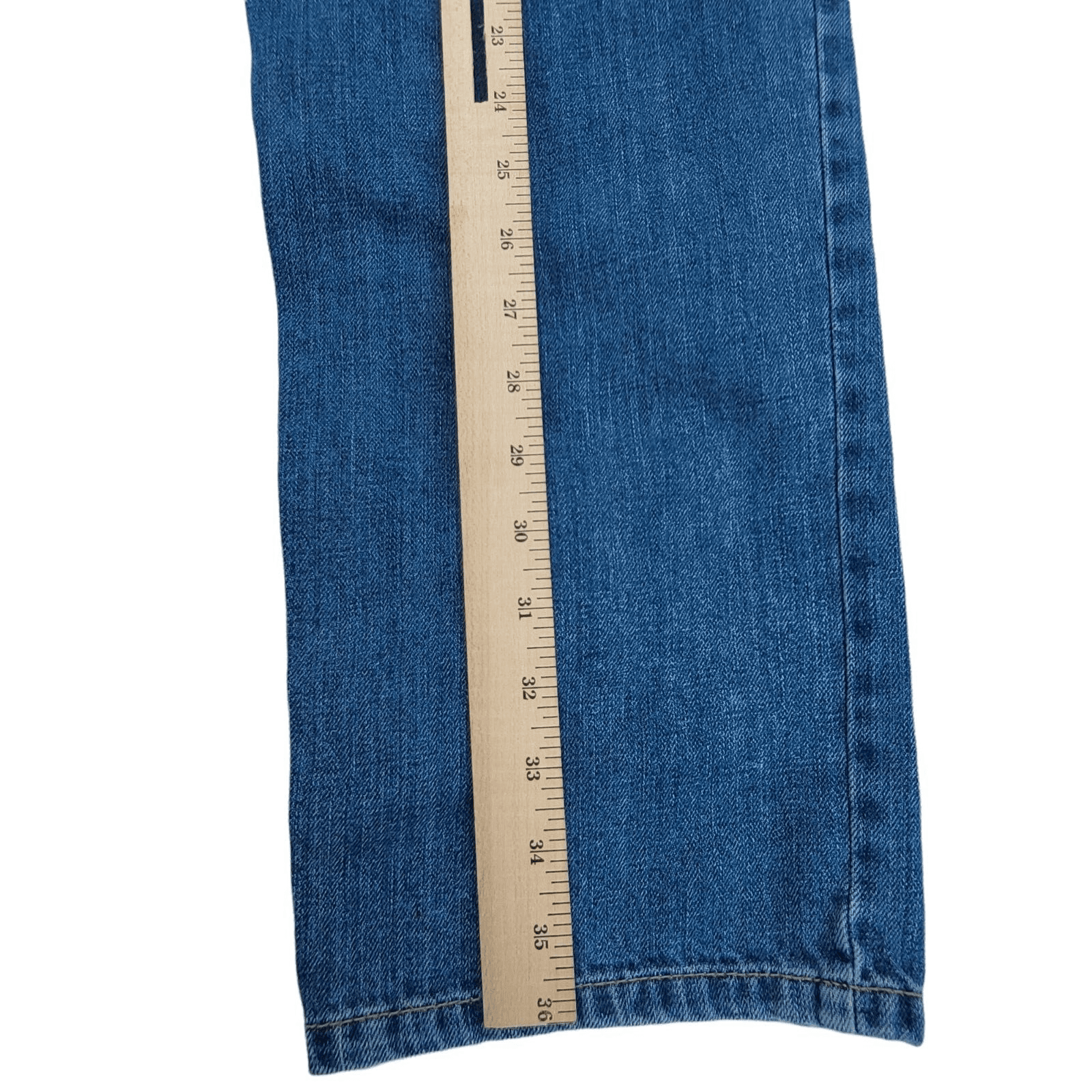 JJill Women Ankle Jeans 10P Classic Fit Cotton Medium Wash Spring - Thumbnail 7