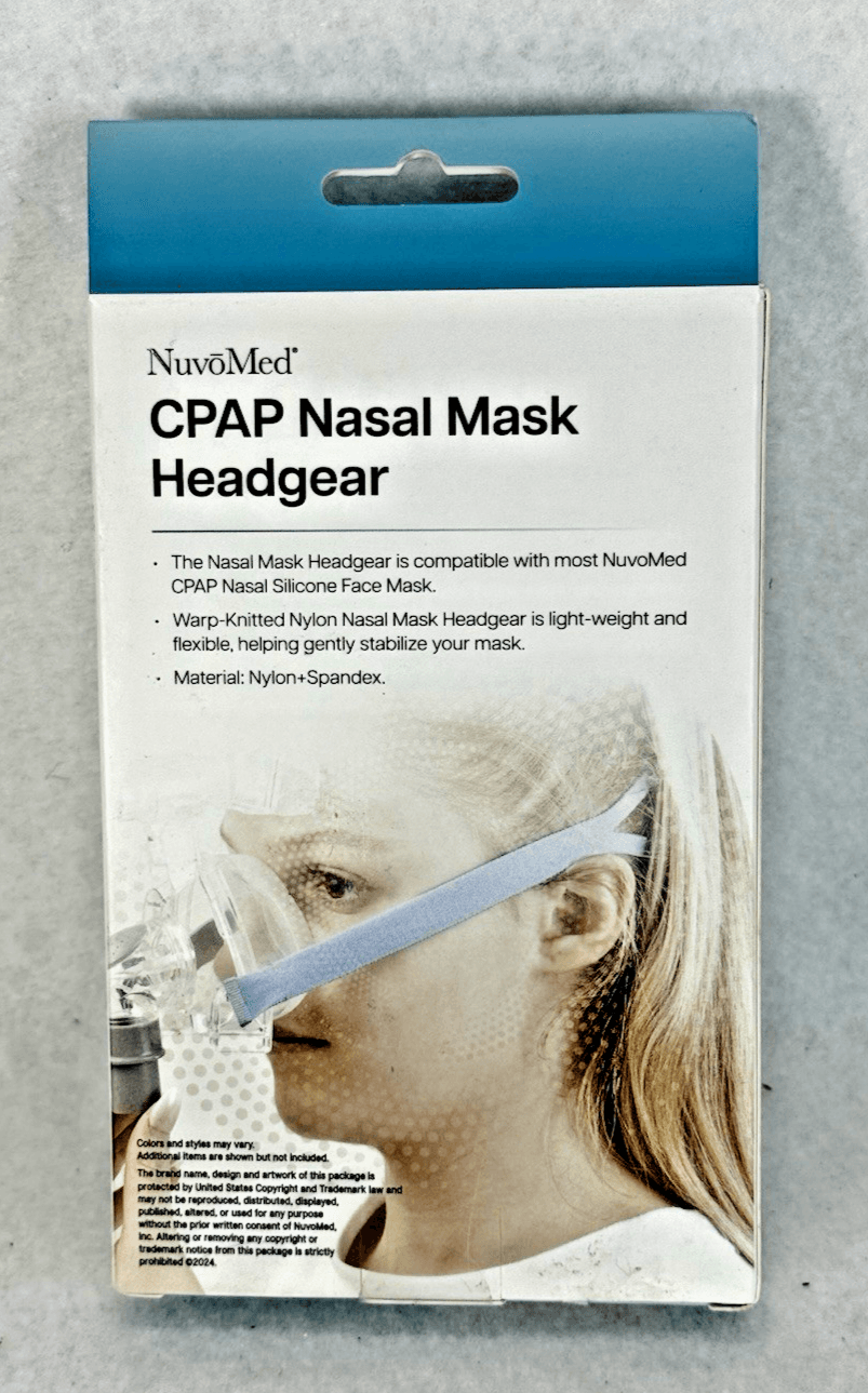 NuvoMed CPAP Full Face Mask Headgear Adult Size Large New In Box - Thumbnail 2
