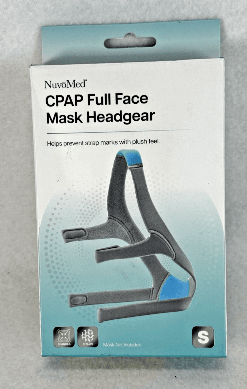 NuvoMed CPAP Full Face Mask Headgear Adult Size Large New In Box - Image 1
