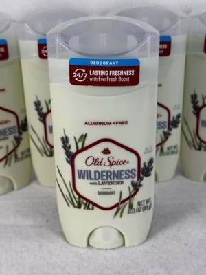 3X Old Spice Wilderness With Lavender Deodorant Aluminum-Free Long Lasting 3 Oz - Thumbnail 3