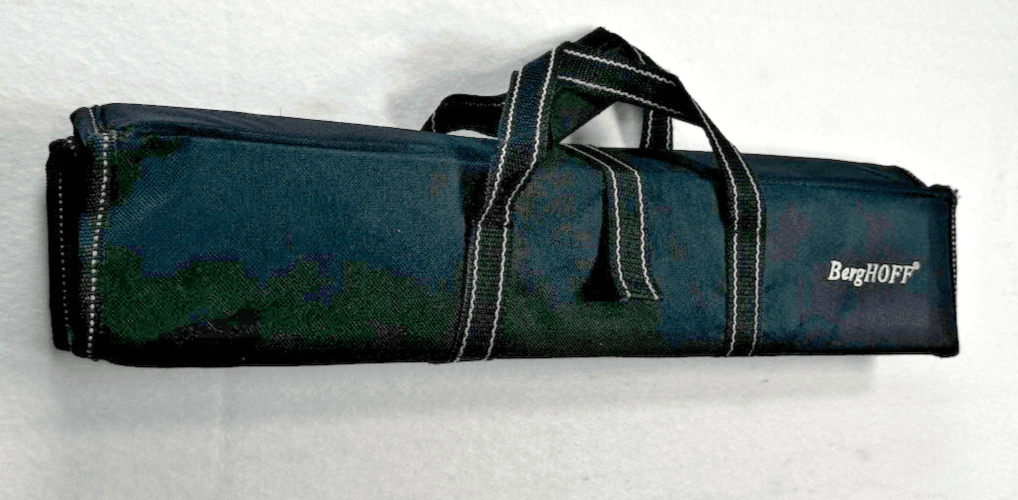BERGHOFF 5-Piece Knife & Tool Set & Folding Chef Tool Bag Forged Stainless - Thumbnail 2