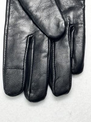 Michael Kors Leather Gloves with Buttons Size Medium Soft - Thumbnail 6