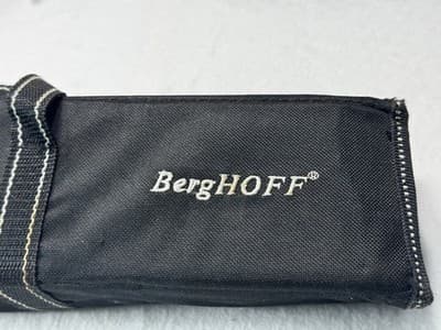 BERGHOFF 5-Piece Knife & Tool Set & Folding Chef Tool Bag Forged Stainless - Thumbnail 17