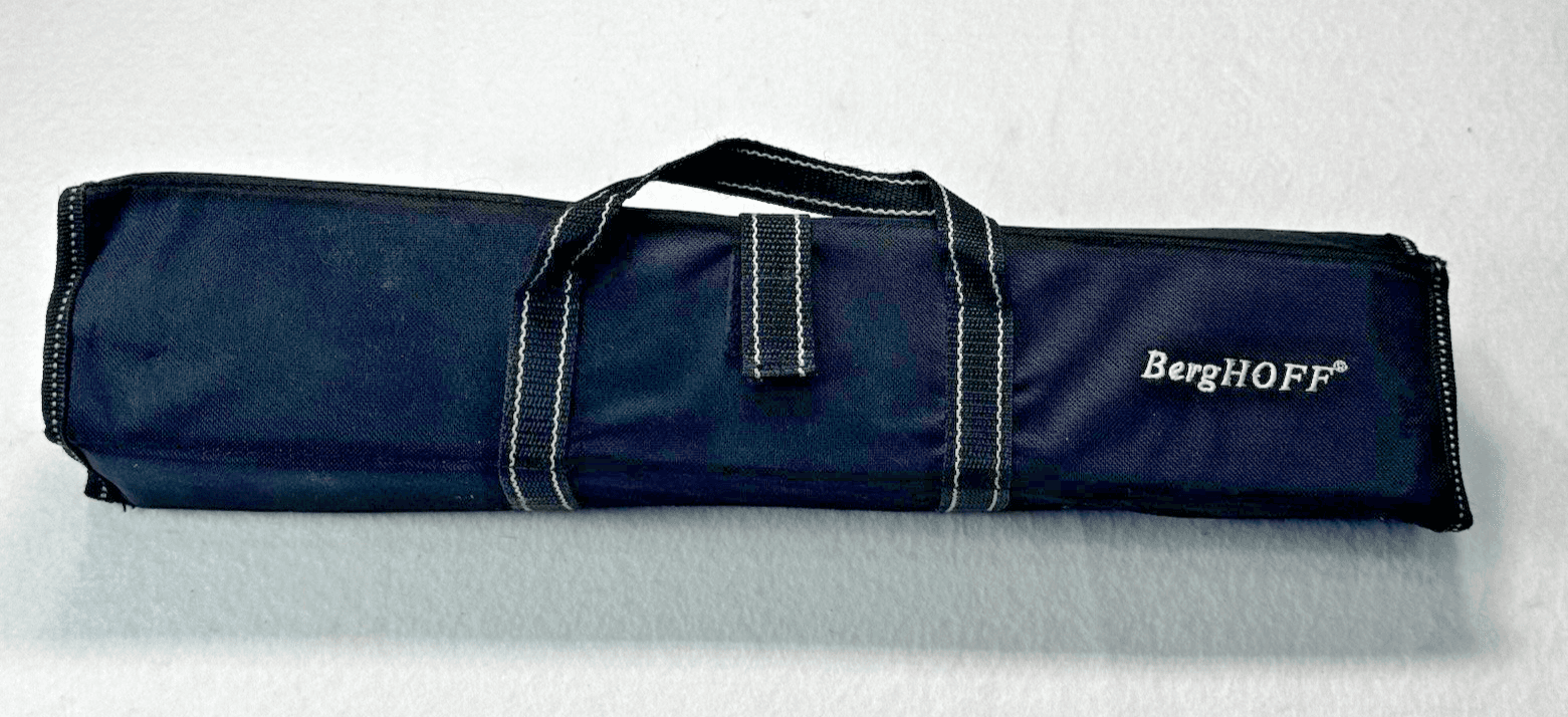 BERGHOFF 5-Piece Knife & Tool Set & Folding Chef Tool Bag Forged Stainless - Thumbnail 18