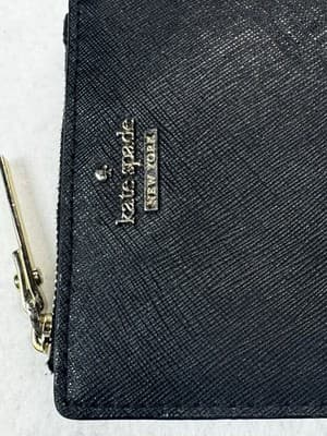 Kate Spade New York Bifold Leather Wallet - Black - Thumbnail 5