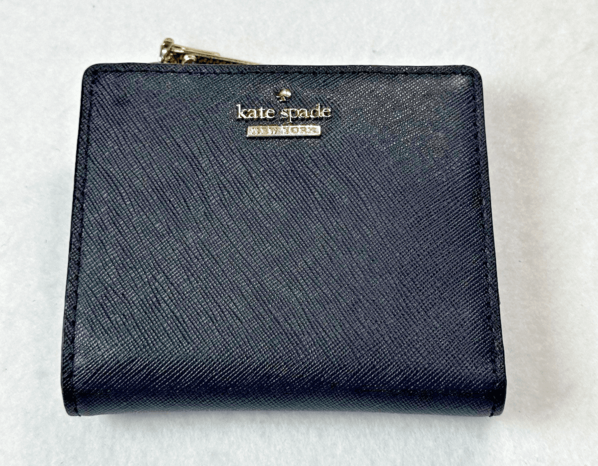 Kate Spade New York Bifold Leather Wallet - Black - Image 1