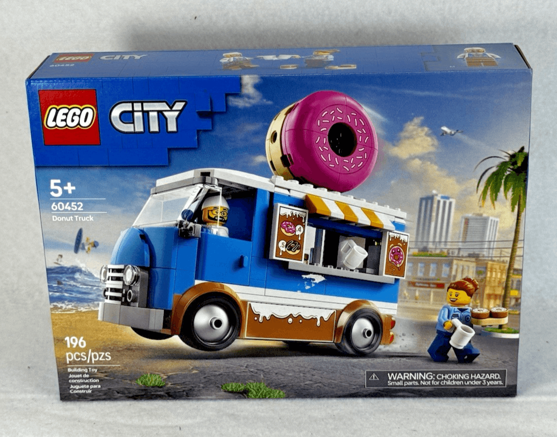 LEGO CITY #60452 DONUT TRUCK 196 PC. SET. NEW - Image 1