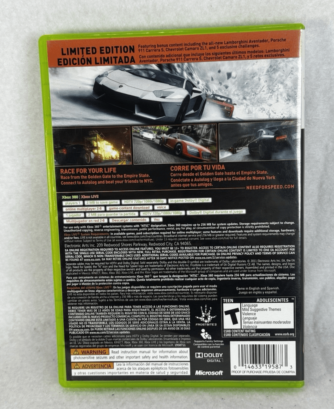 Need for Speed: The Run - Limited Edition - XBox 360 - Thumbnail 2